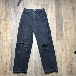BDG Black Distressed Jeans